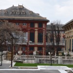 Palazzo Bianco e Palazzo Rosso dal giardino (foto Studio Leoni)