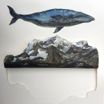 Balena - Grand Combin, 2021, acquerello su carta, cm 62x46
